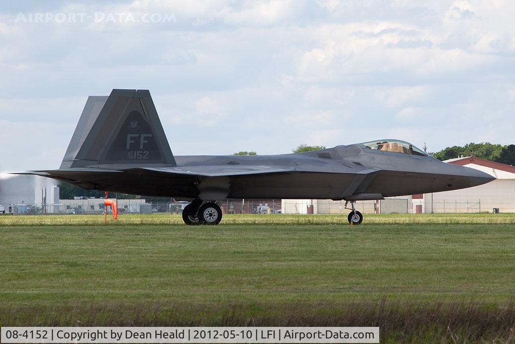 08-4152, 2009 Lockheed Martin F-22A Raptor C/N 4152, 2009 Block 35 F-22A Raptor 08-4166 with the 94th FS 