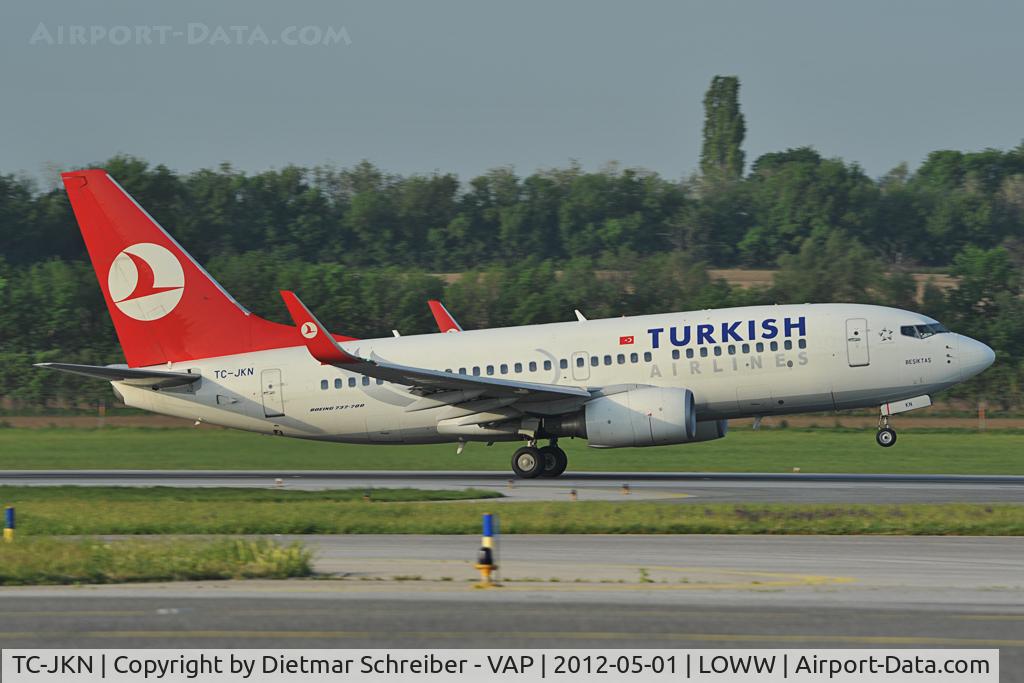 TC-JKN, 2005 Boeing 737-752 C/N 34299, Turkish Boeing 737-700