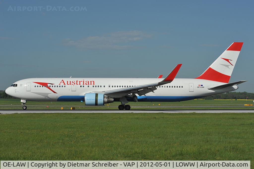 OE-LAW, 1992 Boeing 767-3Z9/ER C/N 26417, Austrian Airlines Boeing 767-300