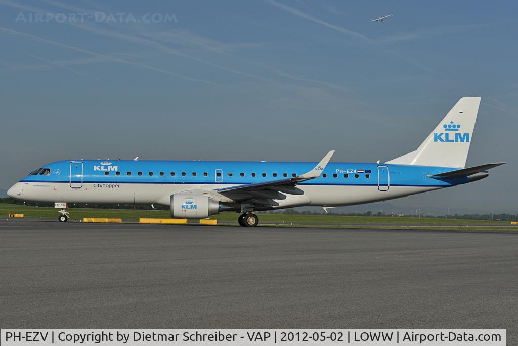 PH-EZV, 2012 Embraer 190LR (ERJ-190-100LR) C/N 19000528, KLM Embraer 190