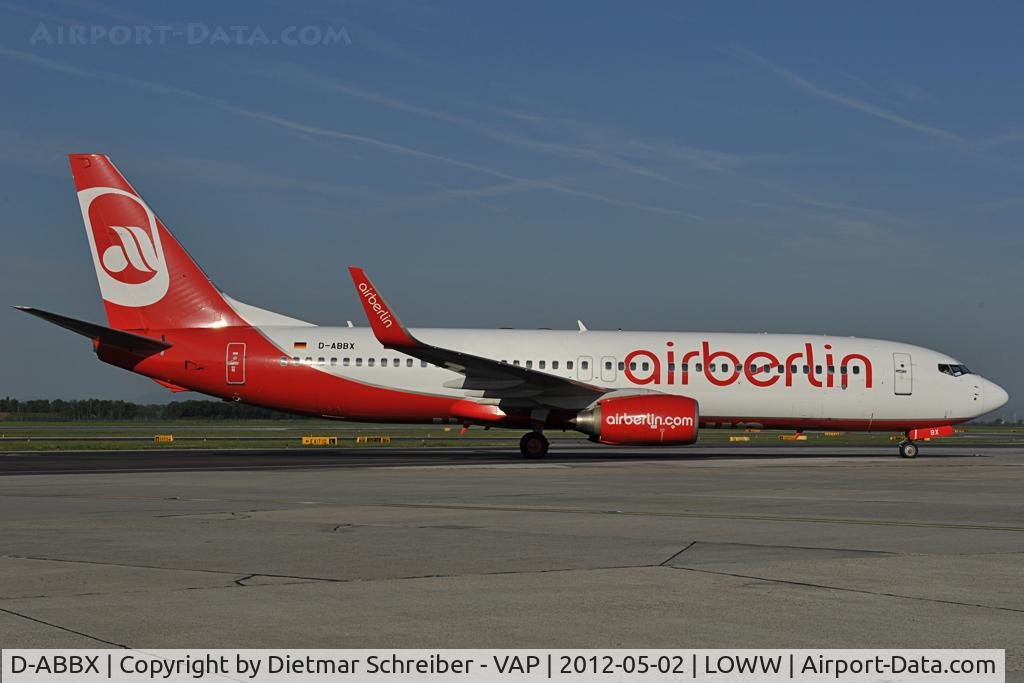 D-ABBX, 2007 Boeing 737-86J C/N 34969, Air Berlin Boeing 737-800