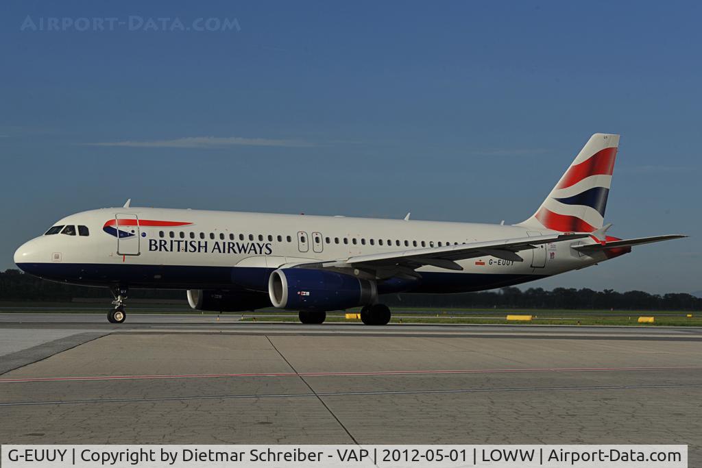 G-EUUY, 2008 Airbus A320-232 C/N 3607, British Airways Airbus 320