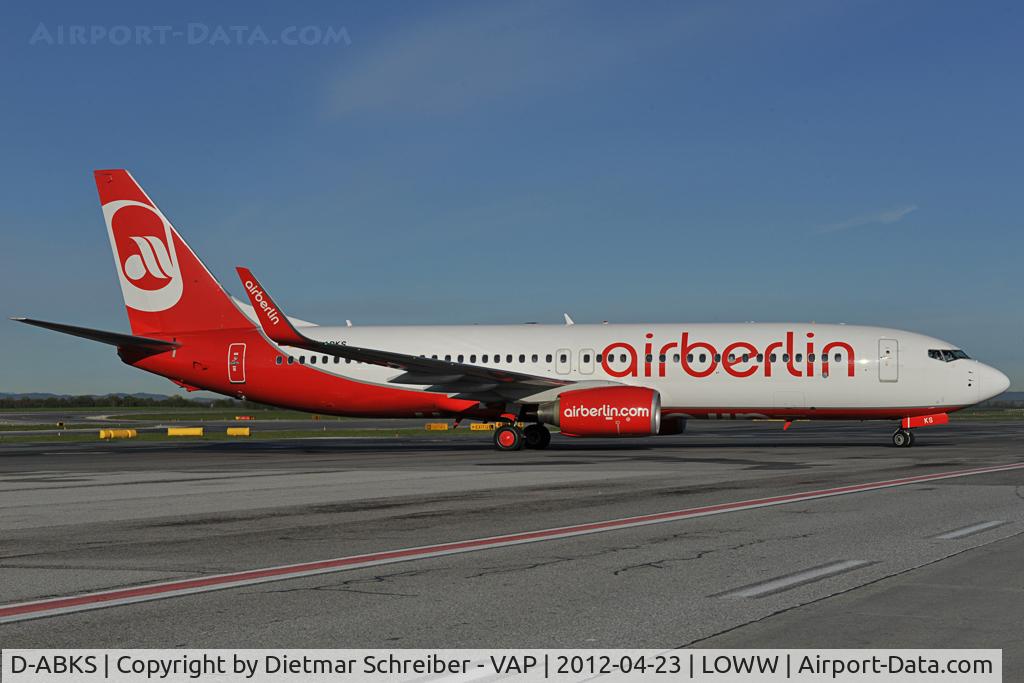 D-ABKS, 2011 Boeing 737-86J C/N 36880, Air Berlin Boeing 737-800