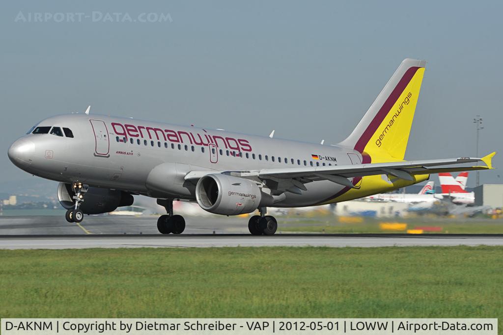D-AKNM, 1999 Airbus A319-112 C/N 1089, Germanwings Airbus 319