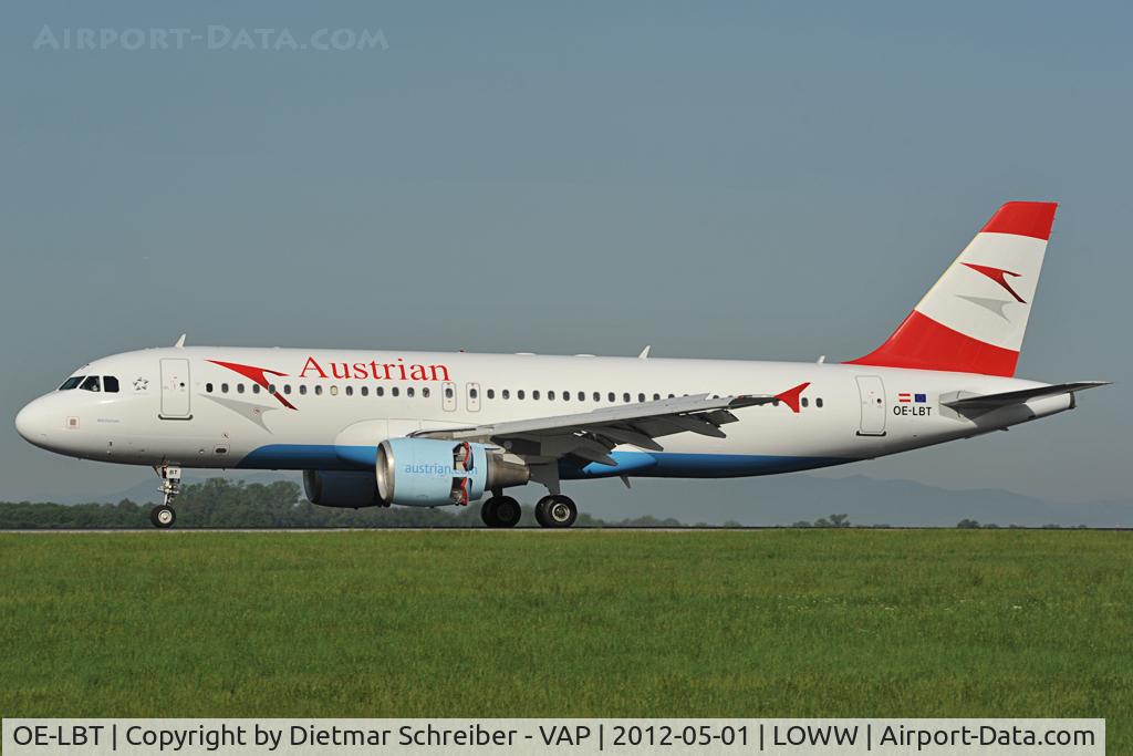 OE-LBT, 2000 Airbus A320-214 C/N 1387, Austrian Airlines Airbus 320
