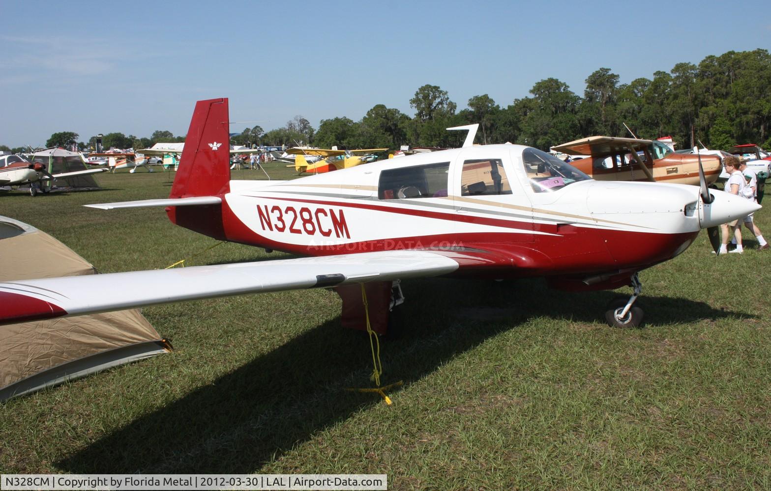 N328CM, 1966 Mooney M20F Executive C/N 670100, Mooney M20F