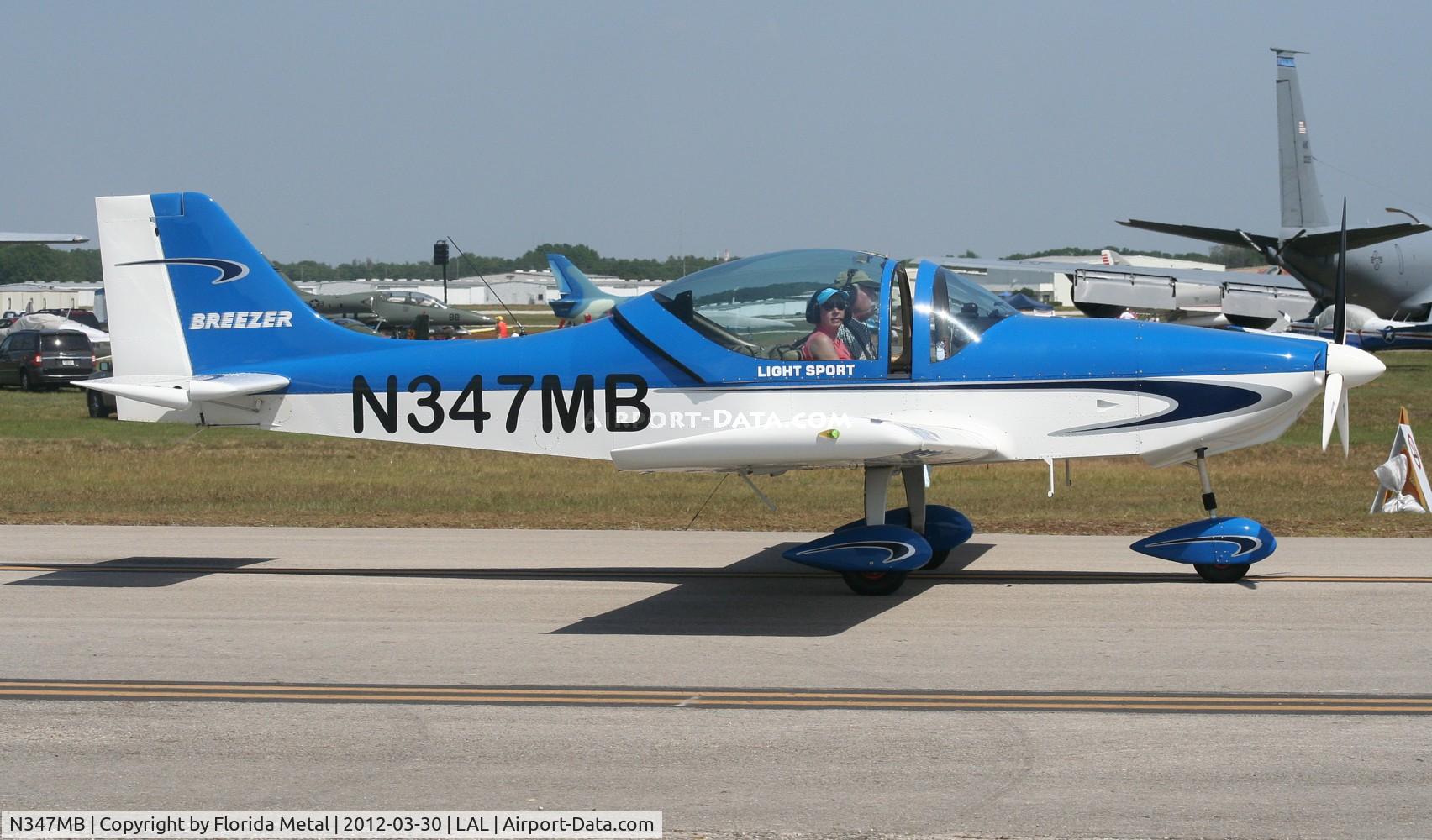 N347MB, 2008 Breezer Light Sport Aircraft C/N 008LSA, Breezer Aircraft