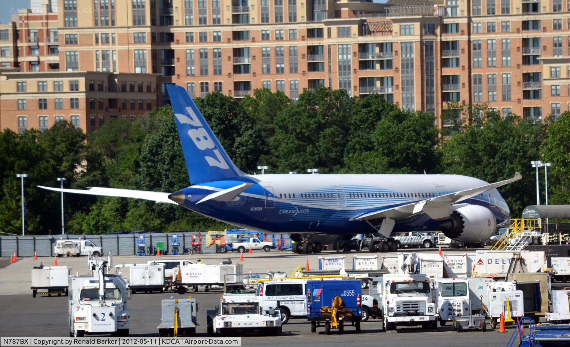 N787BX, 2010 Boeing 787-8 Dreamliner C/N 40692, Dreamliner at DCA