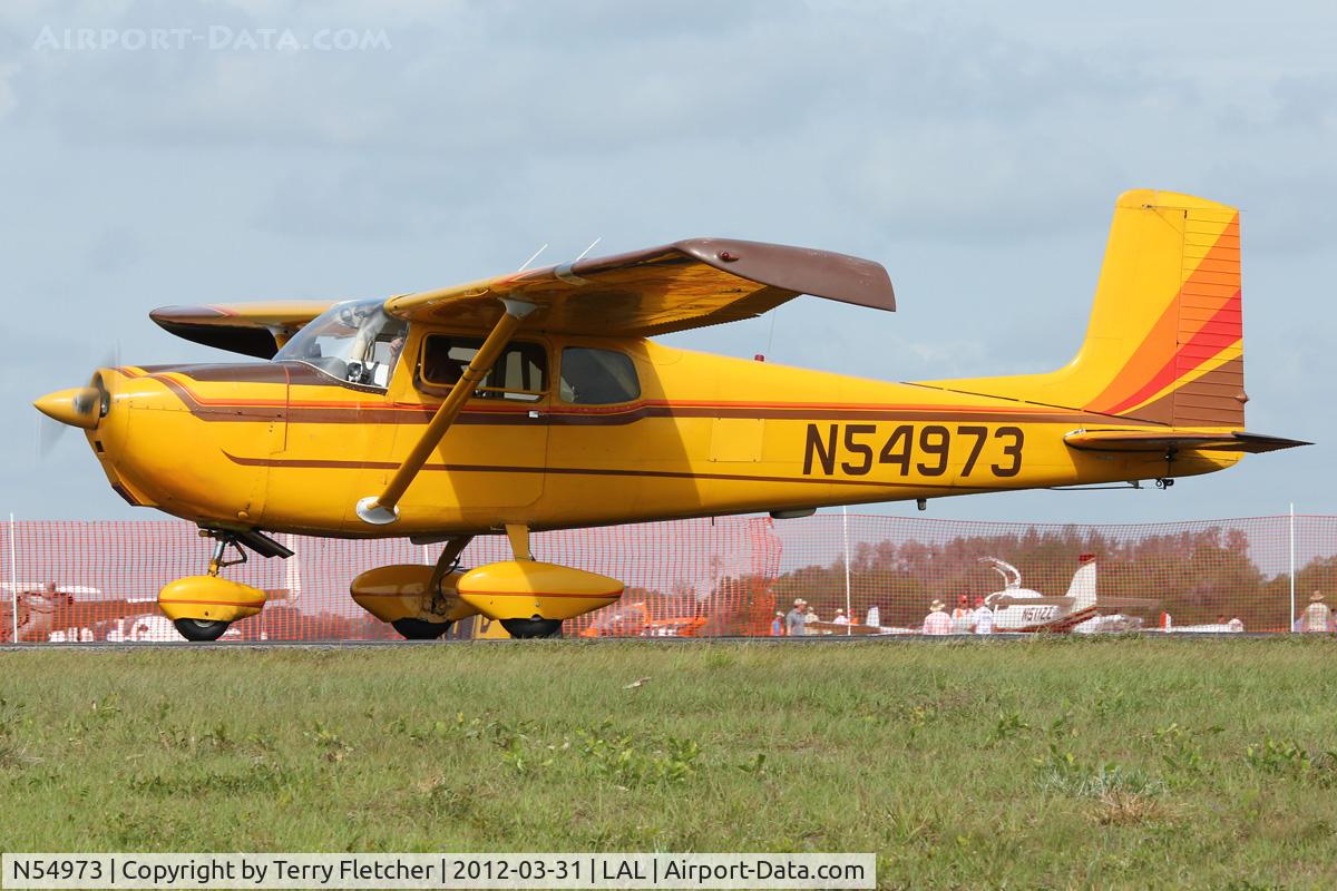 N54973, Cessna 175 Skylark C/N 55217, At 2012 Sun N Fun