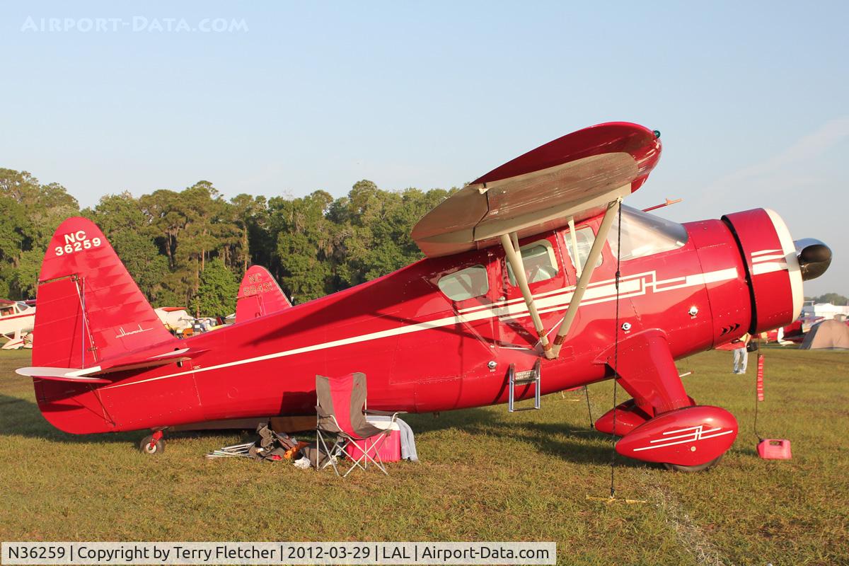 N36259, 1944 Howard Aircraft DGA-15P C/N 1770, At 2012 Sun N Fun