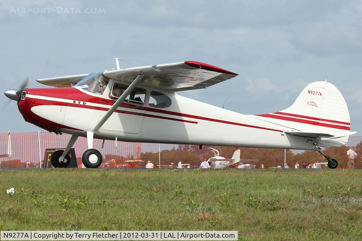 N9277A, 1949 Cessna 170A C/N 19038, At 2012 Sun N Fun