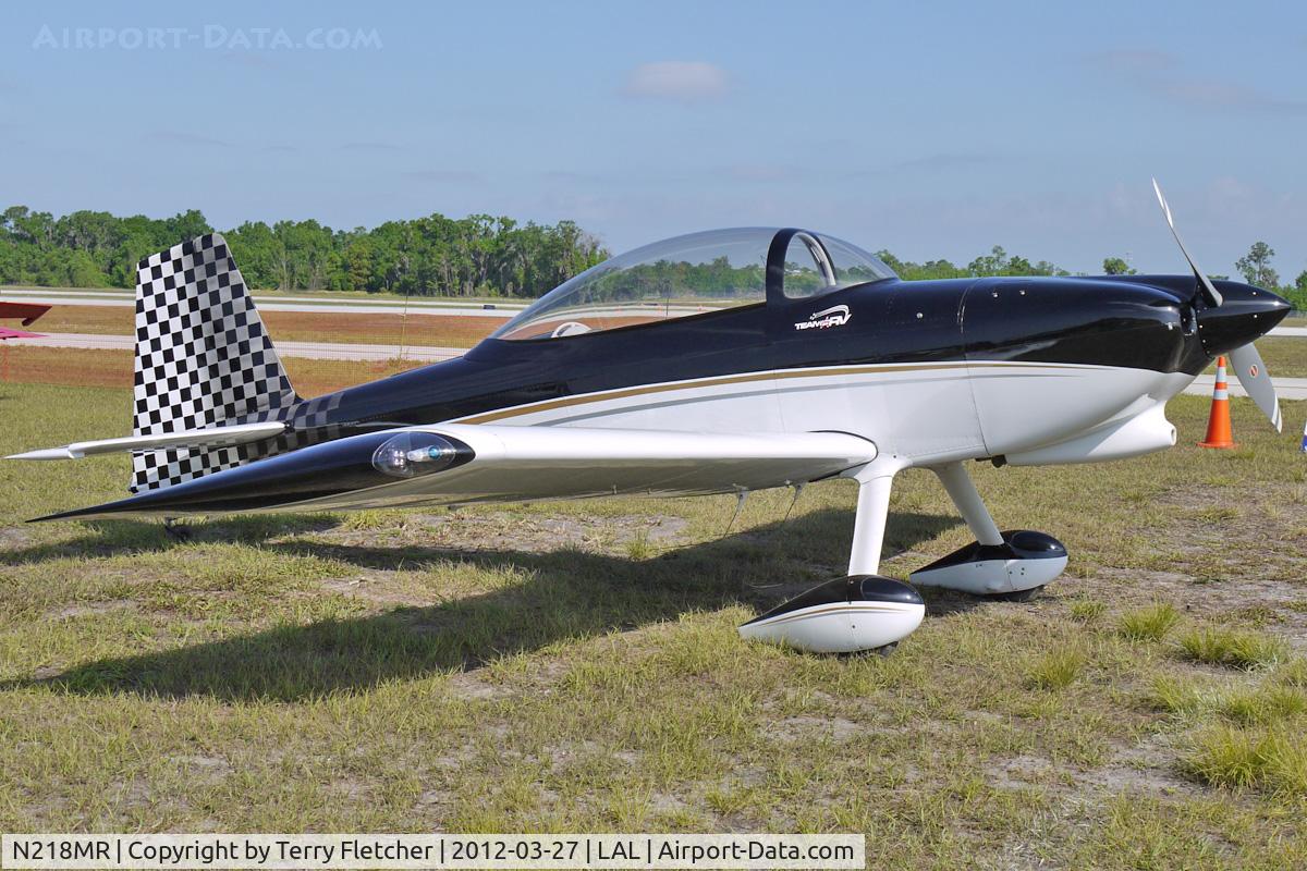 N218MR, Vans RV-8 C/N 82011, At 2012 Sun N Fun