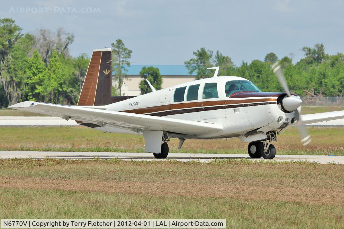 N6770V, 1970 Mooney M20F Executive C/N 700060, At 2012 Sun N Fun