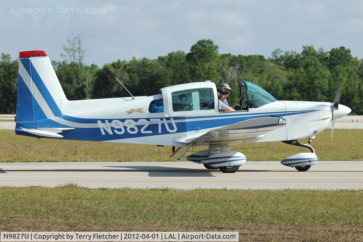N9827U, 1976 Grumman American AA-5A Cheetah C/N AA5A0227, At 2012 Sun N Fun