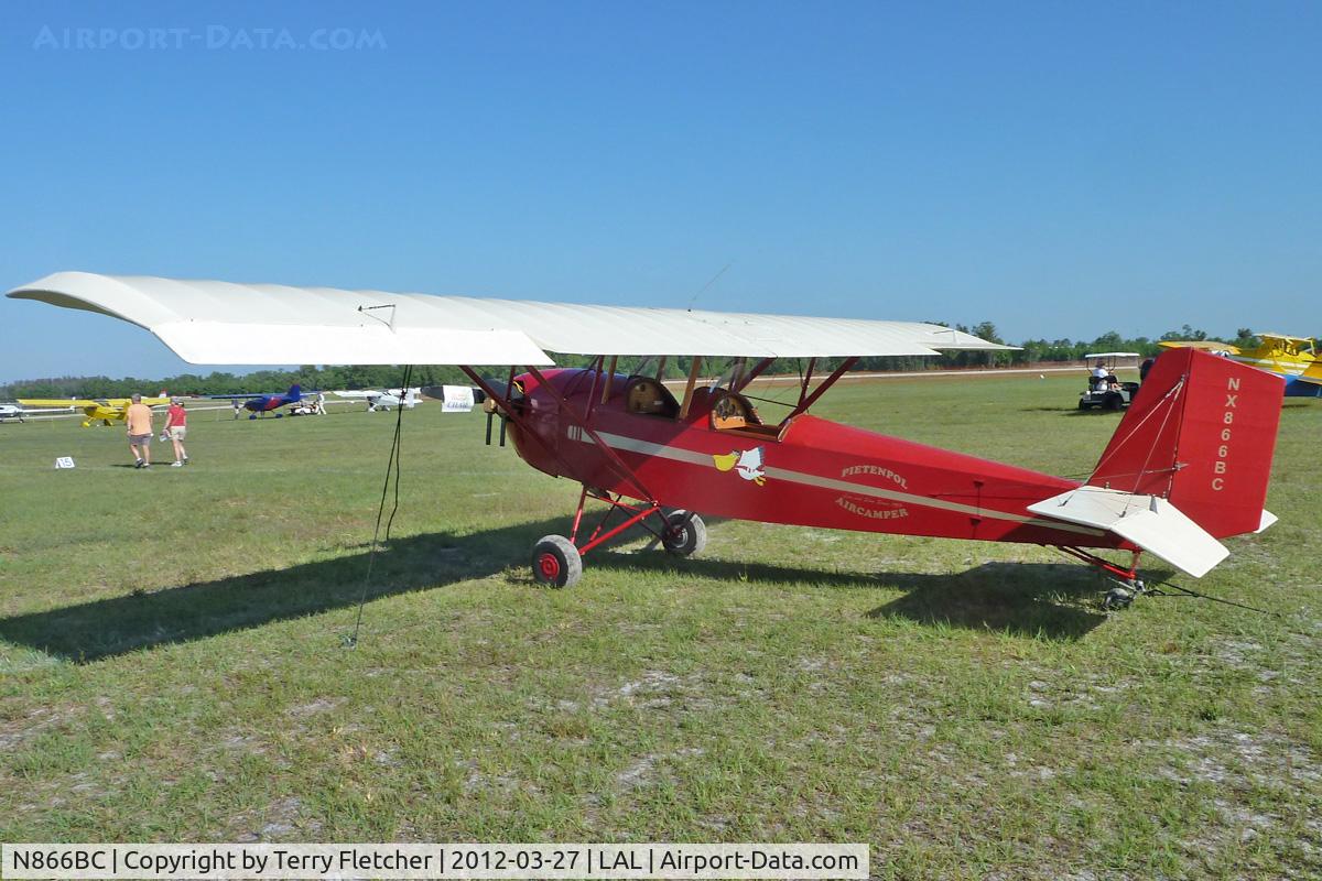 N866BC, Pietenpol Air Camper C/N 121332, At 2012 Sun N Fun