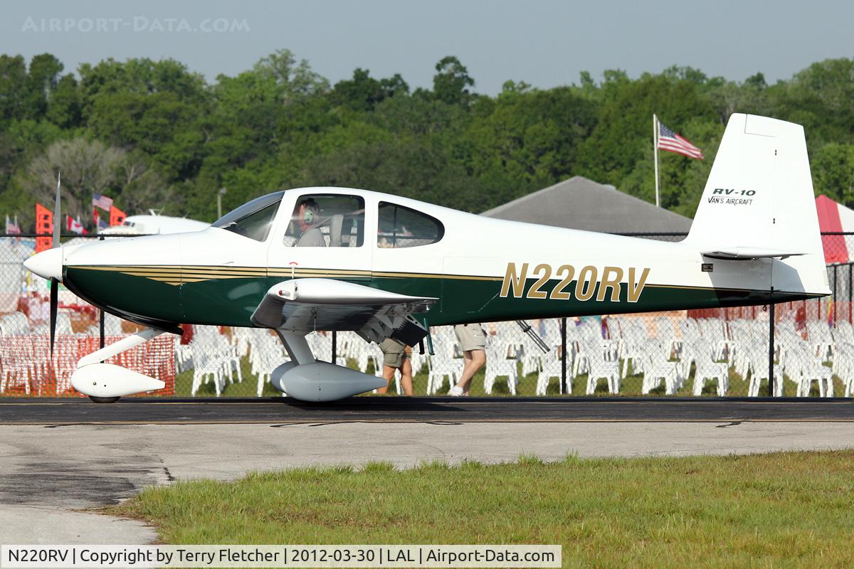 N220RV, 2004 Vans RV-10 C/N 40210, At 2012 Sun N Fun