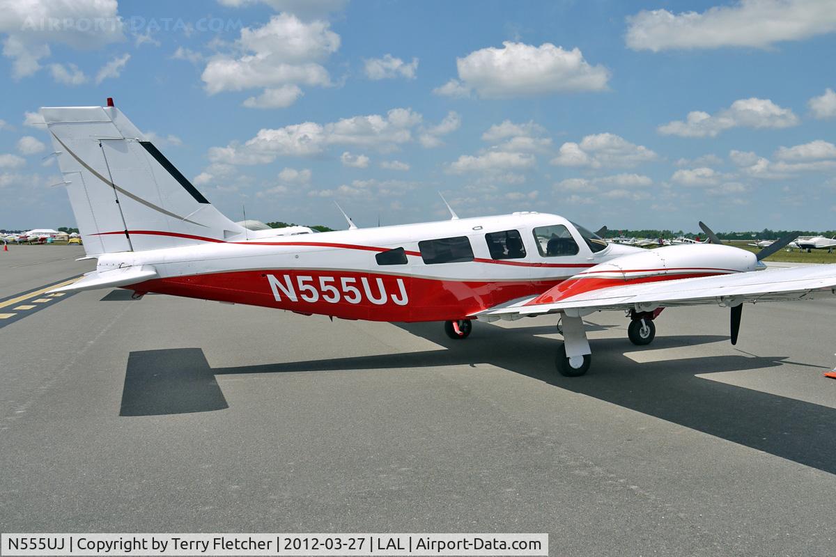 N555UJ, 1984 Piper PA-34-220T Seneca C/N 348433039, At 2012 Sun N Fun