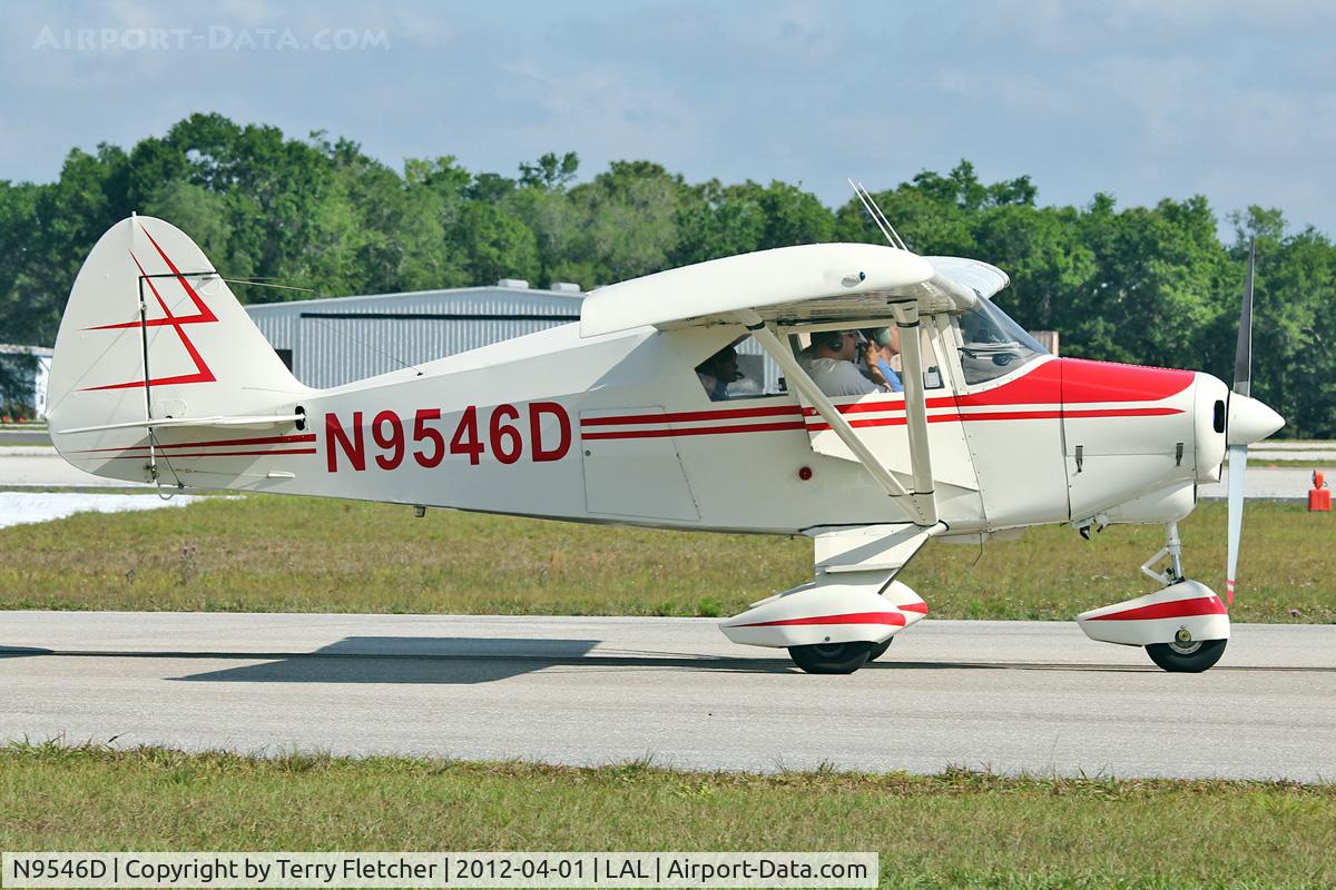 N9546D, 1958 Piper PA-22-160 Tri Pacer C/N 22-6463, At 2012 Sun N Fun