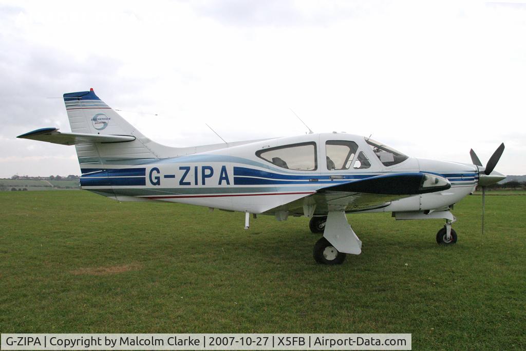 G-ZIPA, 1979 Rockwell Commander 114A C/N 14505, Rockwell Commander 114A, Fishburn Airfield, October 2007.