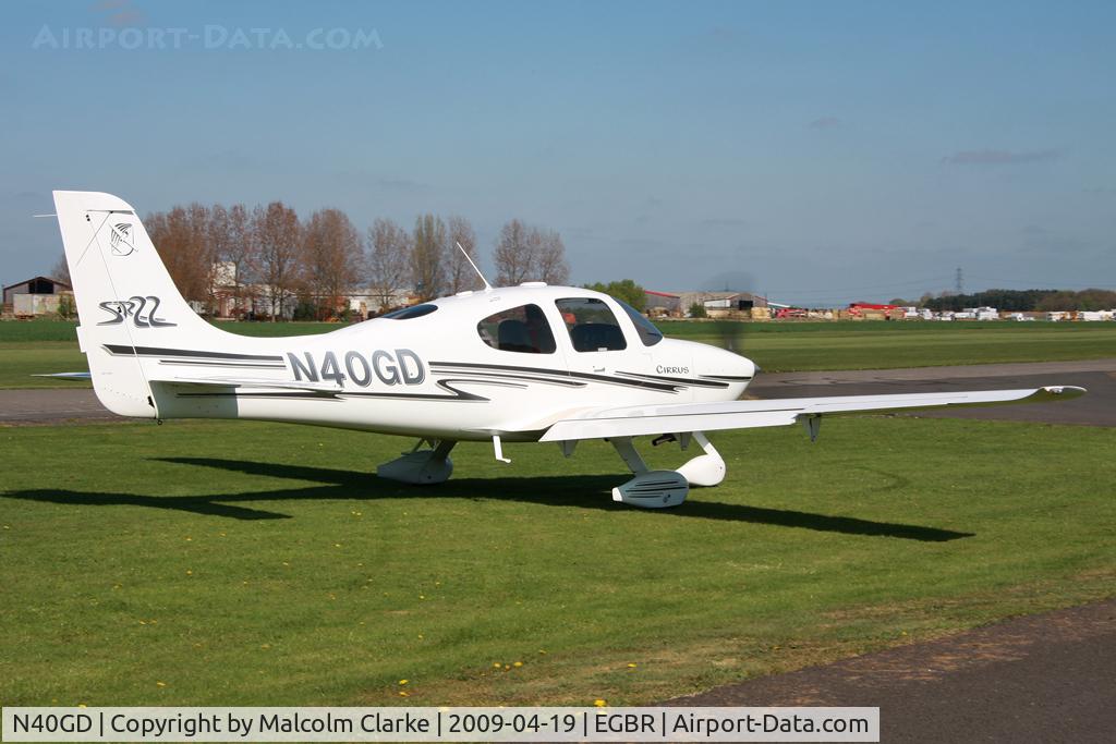 N40GD, 2003 Cirrus SR22 C/N 0473, Cirrus SR-22, Breighton Airfield, April 2009.
