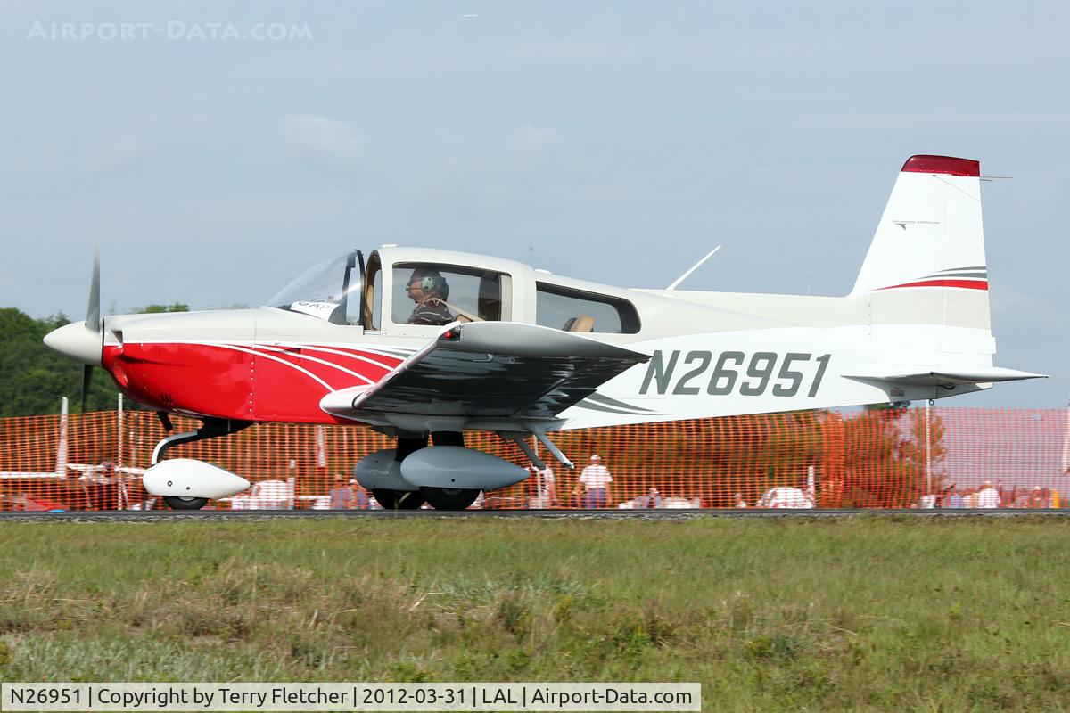 N26951, 1979 Gulfstream American Corp AA-5A C/N AA5A0834, At 2012 Sun N Fun
