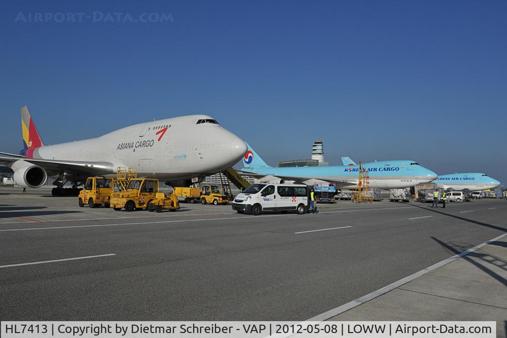HL7413, 1991 Boeing 747-48ESF C/N 25405, Asiana Boeing 747-400