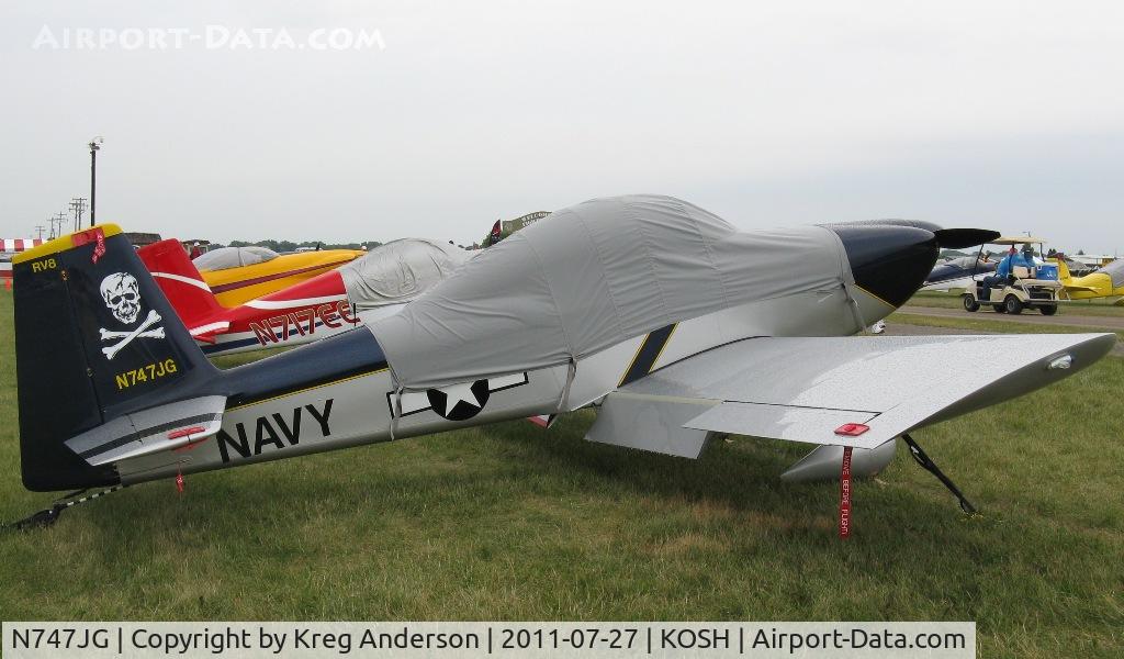 N747JG, 2008 Vans RV-8 C/N 81612, EAA AirVenture 2011