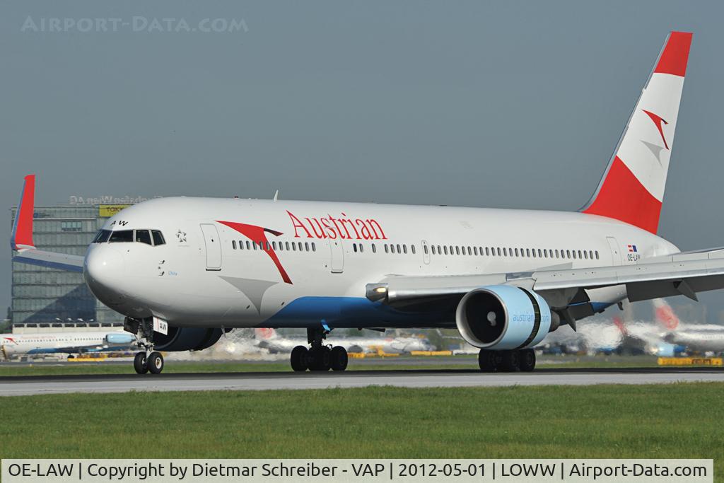 OE-LAW, 1992 Boeing 767-3Z9/ER C/N 26417, Austrian Airlines Boeing 767-300
