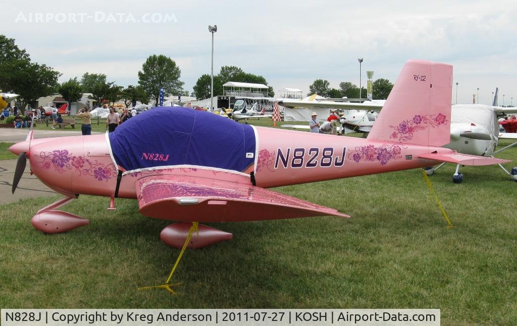 N828J, Vans RV-12 C/N 120317, EAA AirVenture 2011