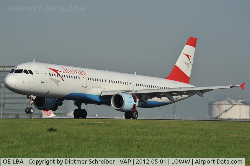 OE-LBA, 1995 Airbus A321-111 C/N 552, Austrian Airlines Airbus 321