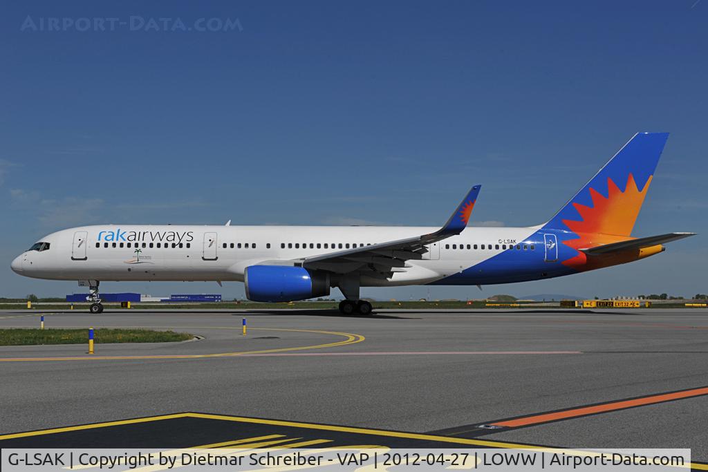 G-LSAK, 1996 Boeing 757-23N C/N 27973, RAK Airways Boeing 757-200