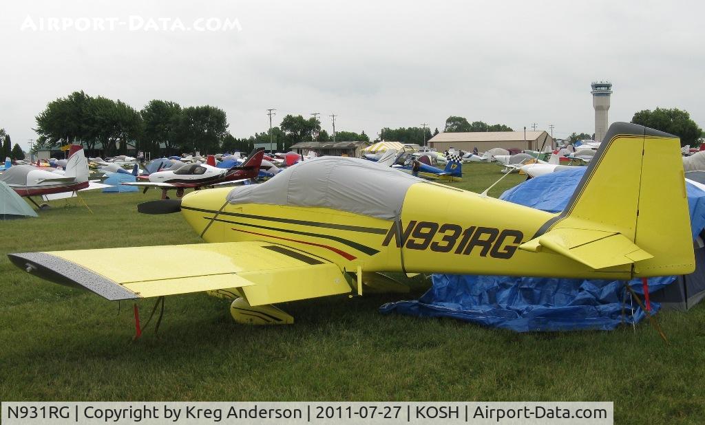 N931RG, 1995 Vans RV-6A C/N 21002, EAA AirVenture 2011