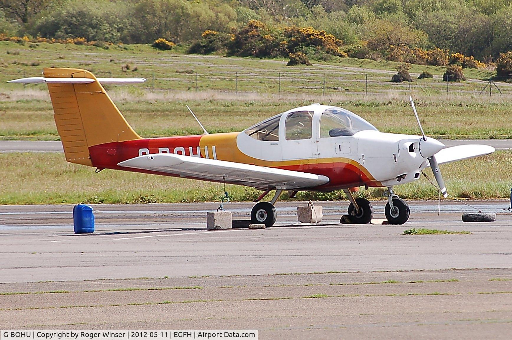 G-BOHU, 1980 Piper PA-38-112 Tomahawk Tomahawk C/N 38-80A0031, Resident Tomahawk operated by Cambrian Flying Club to August 2012. De-registered 28 November 2012.