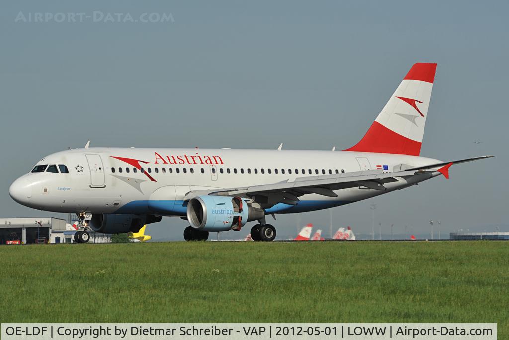 OE-LDF, 2005 Airbus A319-112 C/N 2547, Austrian Airlines Airbus 319