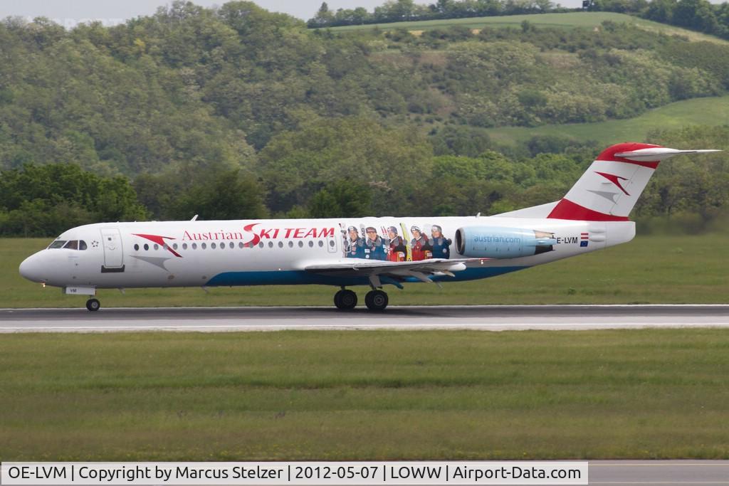 OE-LVM, 1991 Fokker F100 (F-28-0100) C/N 11361, Vie May 2012