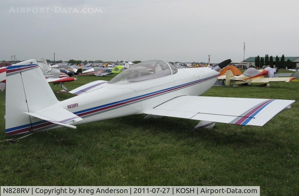 N828RV, 2001 Vans RV-8 C/N 80959, EAA AirVenture 2011