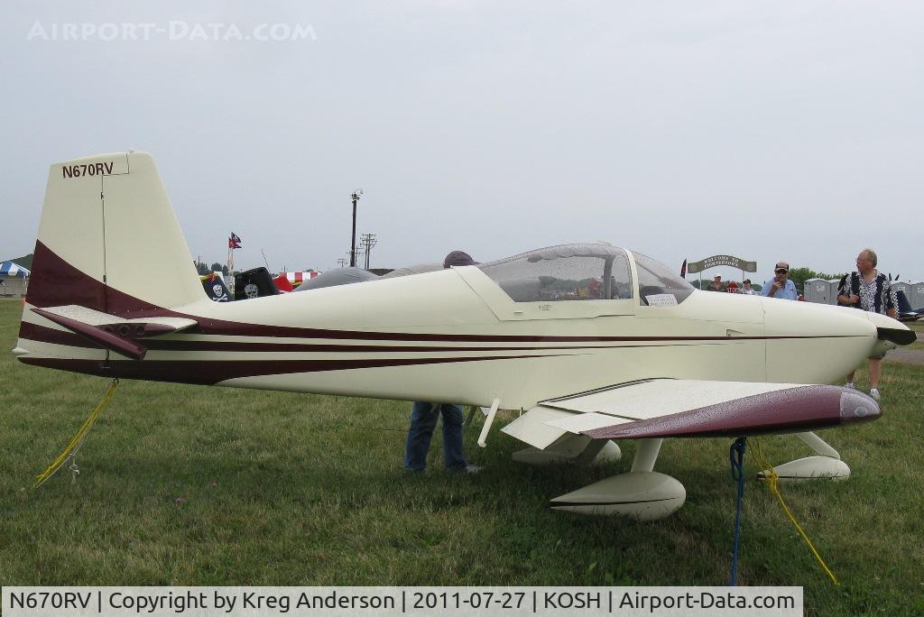 N670RV, 2006 Vans RV-9A C/N 90670, EAA AirVenture 2011