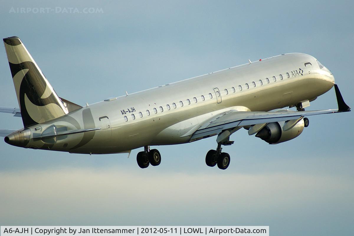 A6-AJH, 2009 Embraer ERJ-190-100ECJ Lineage 1000 C/N 19000140, A6-AJH @ LOWL