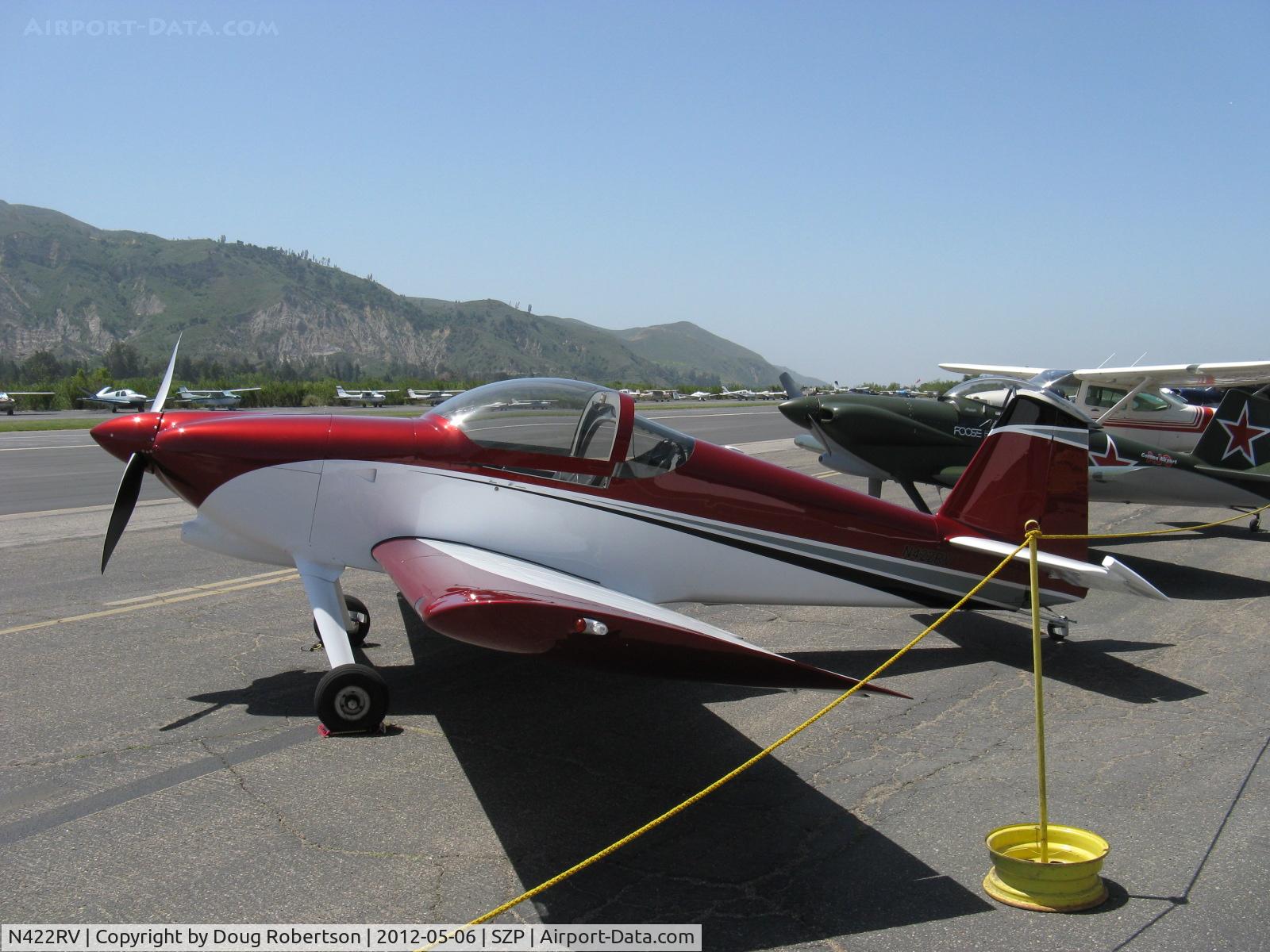 N422RV, 1998 Vans RV-6 C/N 21422, 1998 Machin VAN's RV-6, Lycoming O&VO-360 180 Hp