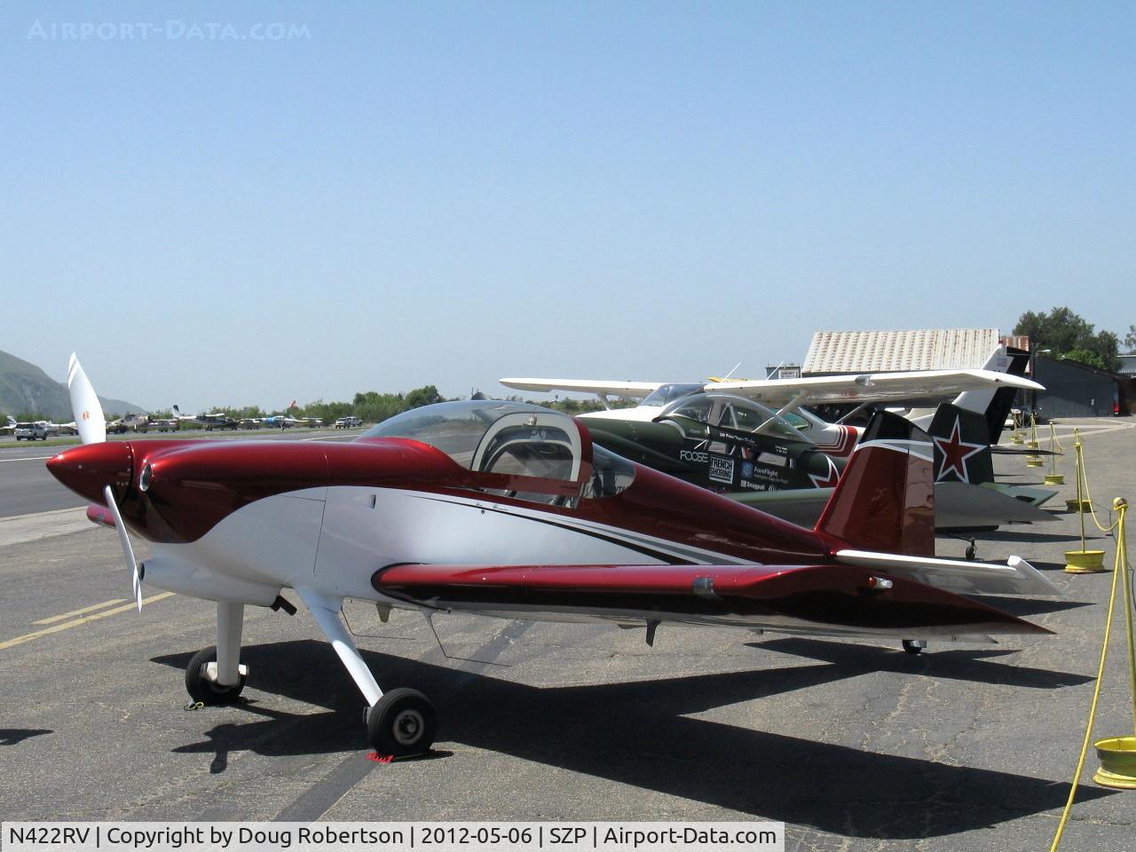 N422RV, 1998 Vans RV-6 C/N 21422, 1998 Machin VAN's RV-6, Lycoming O&VO-360 180 Hp