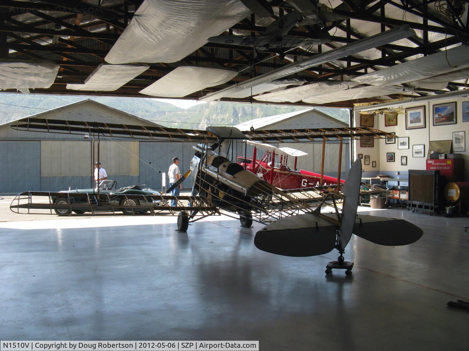 N1510V, 1928 De Havilland DH.60G Gipsy Moth C/N 506, 1948 DeHavilland DH.60G GIPSY MOTH, DeHavilland Grp 3, in rebuild ready for fabric recover.