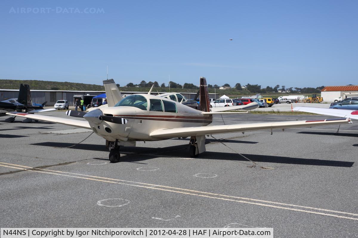 N44NS, 1979 Mooney M20J 201 C/N 24-0913, Half Moon Bay Air Show 2012