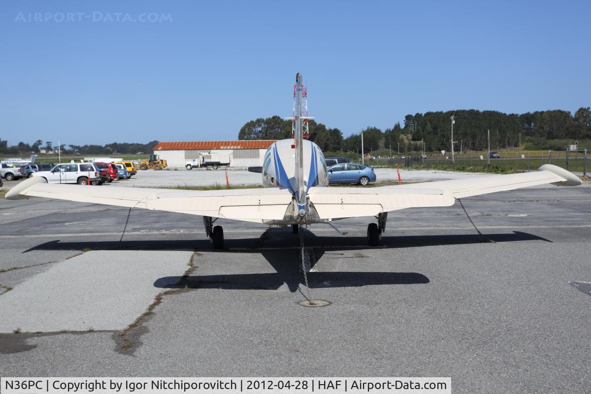 N36PC, 1979 Beech A36 Bonanza 36 C/N E-1528, Half Moon Bay Air Show 2012