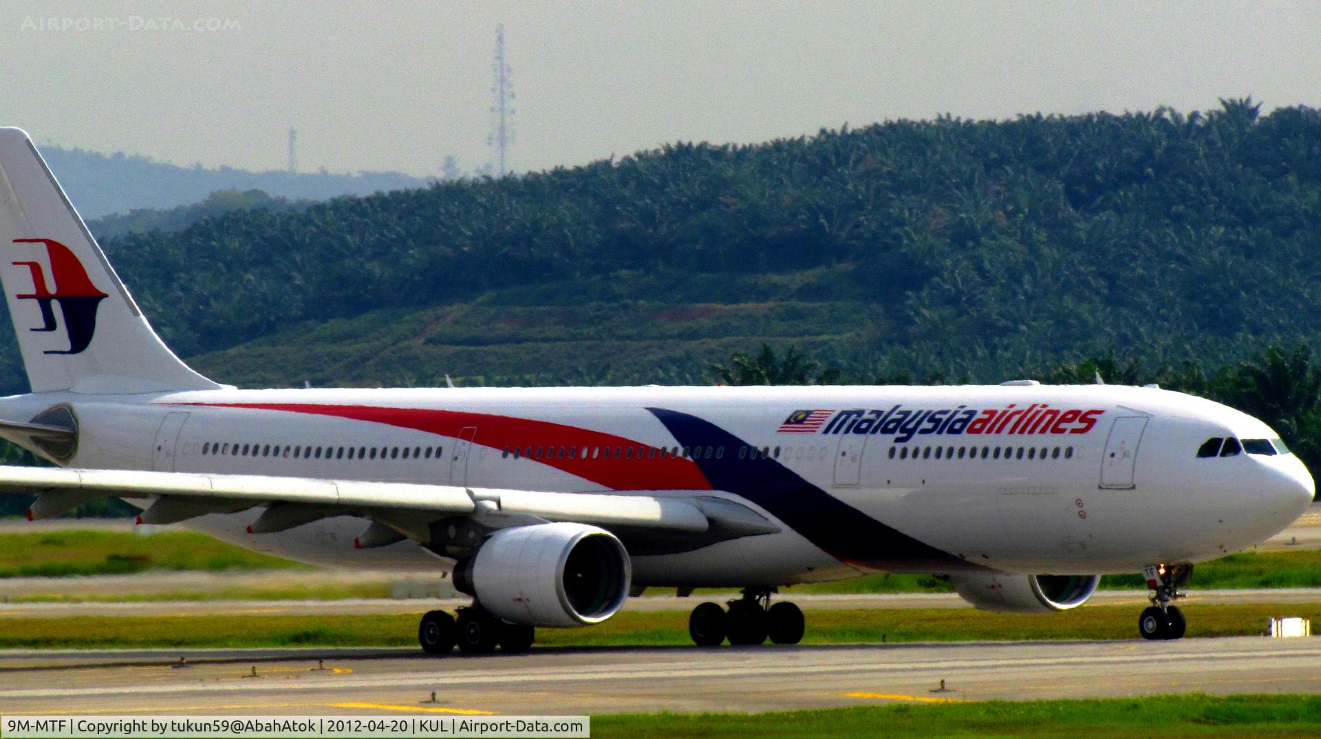 9M-MTF, 2012 Airbus A330-323X C/N 1281, Malaysia Airlines