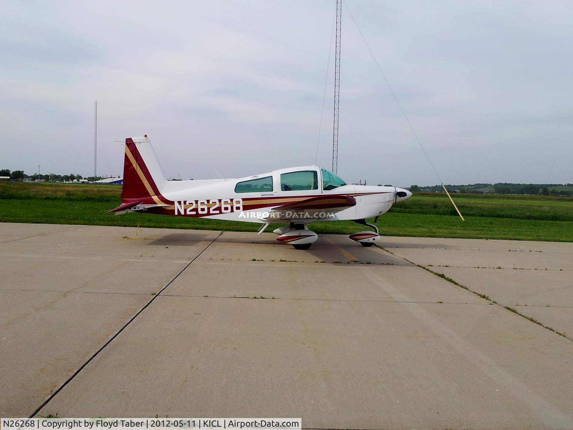 N26268, Grumman American AA-5A Cheetah C/N AA5A0497, In for a weekend stay