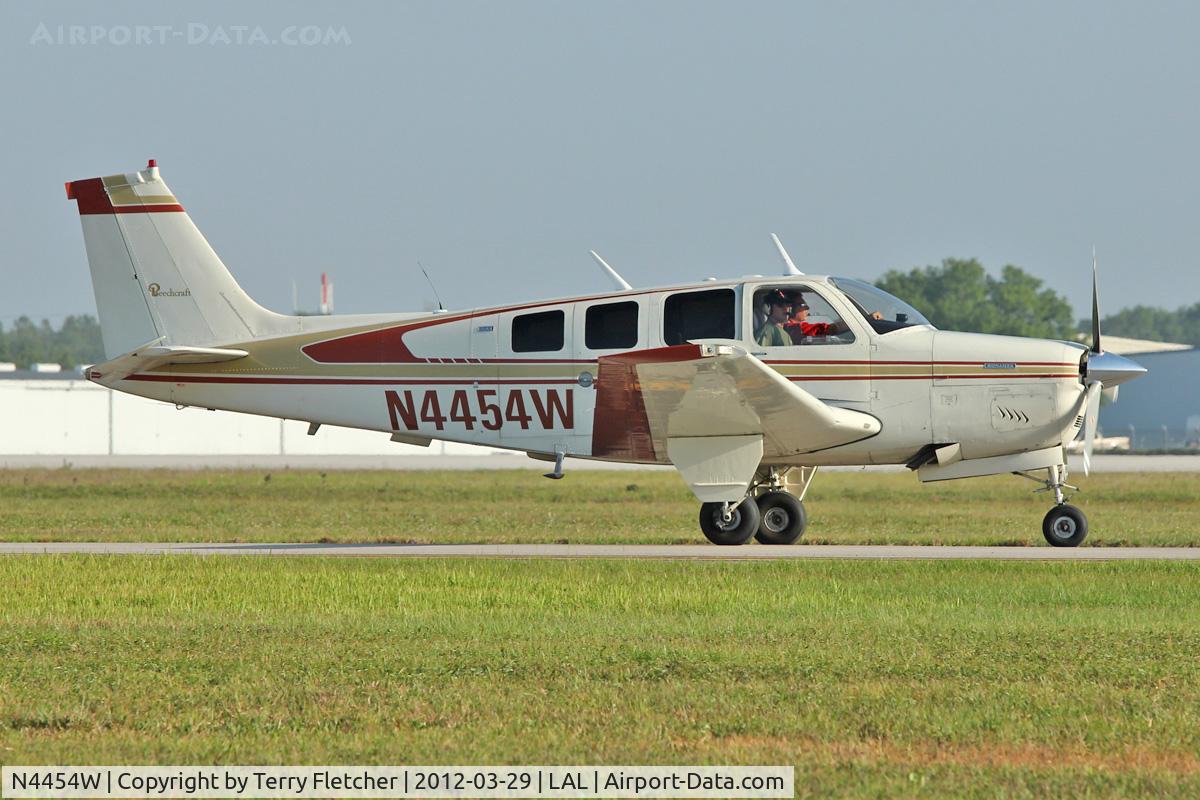 N4454W, 1974 Beech A36 Bonanza 36 C/N E-549, At 2012 Sun N Fun