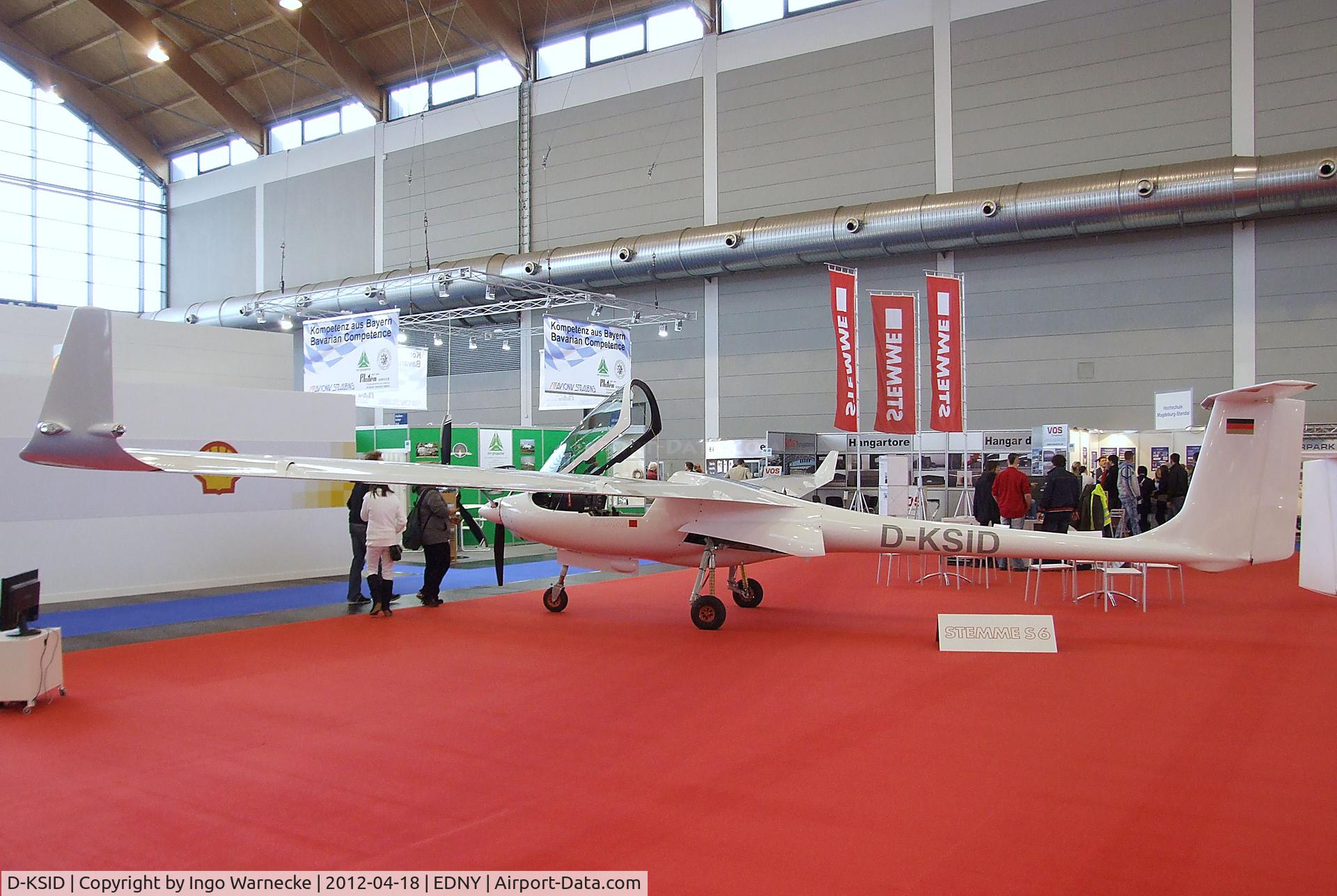 D-KSID, Stemme S-6RT C/N 6.T.10.019, Stemme S6-RT at the Aero 2012, Friedrichshafen