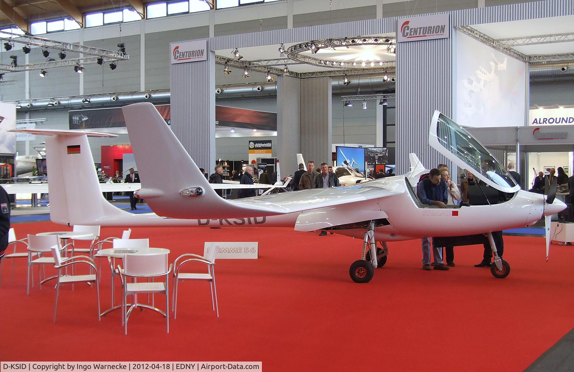 D-KSID, Stemme S-6RT C/N 6.T.10.019, Stemme S6-RT at the Aero 2012, Friedrichshafen