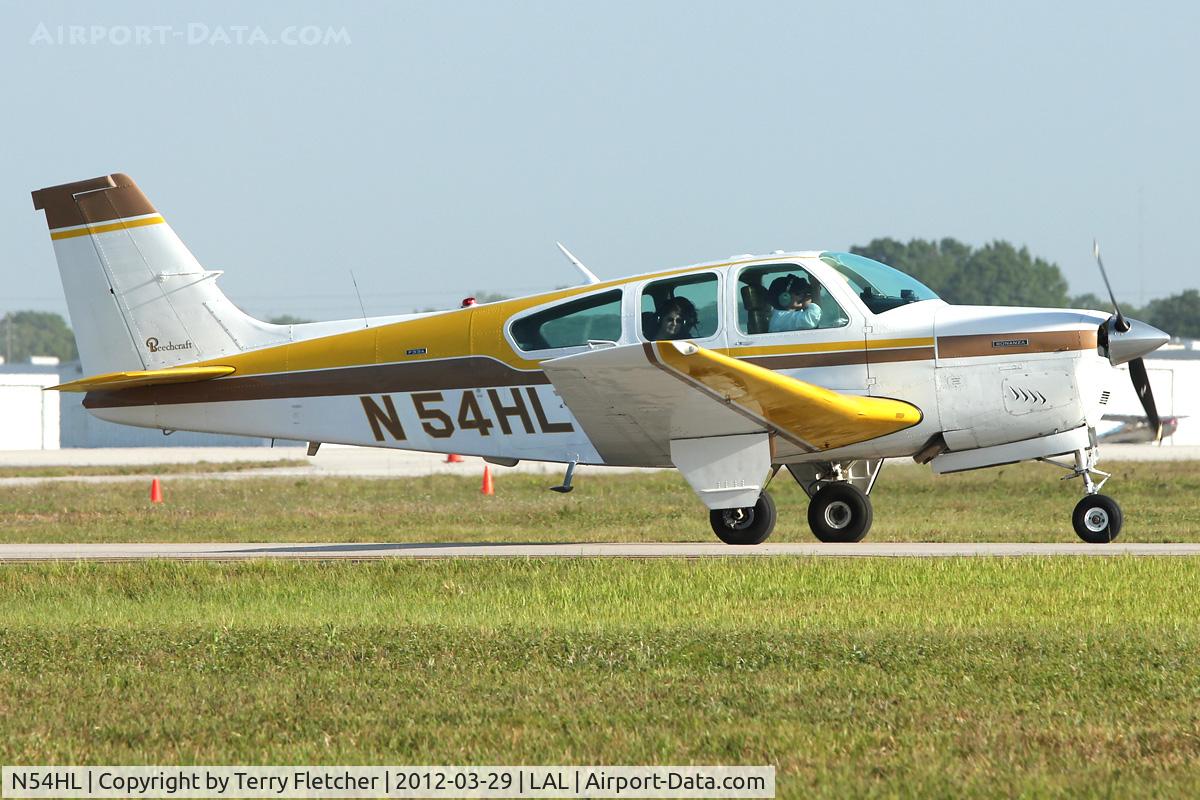 N54HL, 1972 Beech F33A Bonanza C/N CE-376, At 2012 Sun N Fun