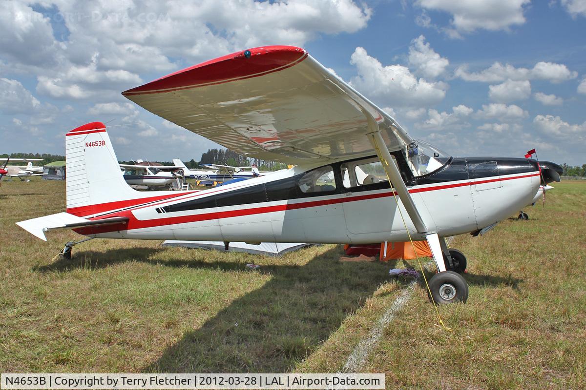 N4653B, 1955 Cessna 180 C/N 31551, At 2012 Sun N Fun